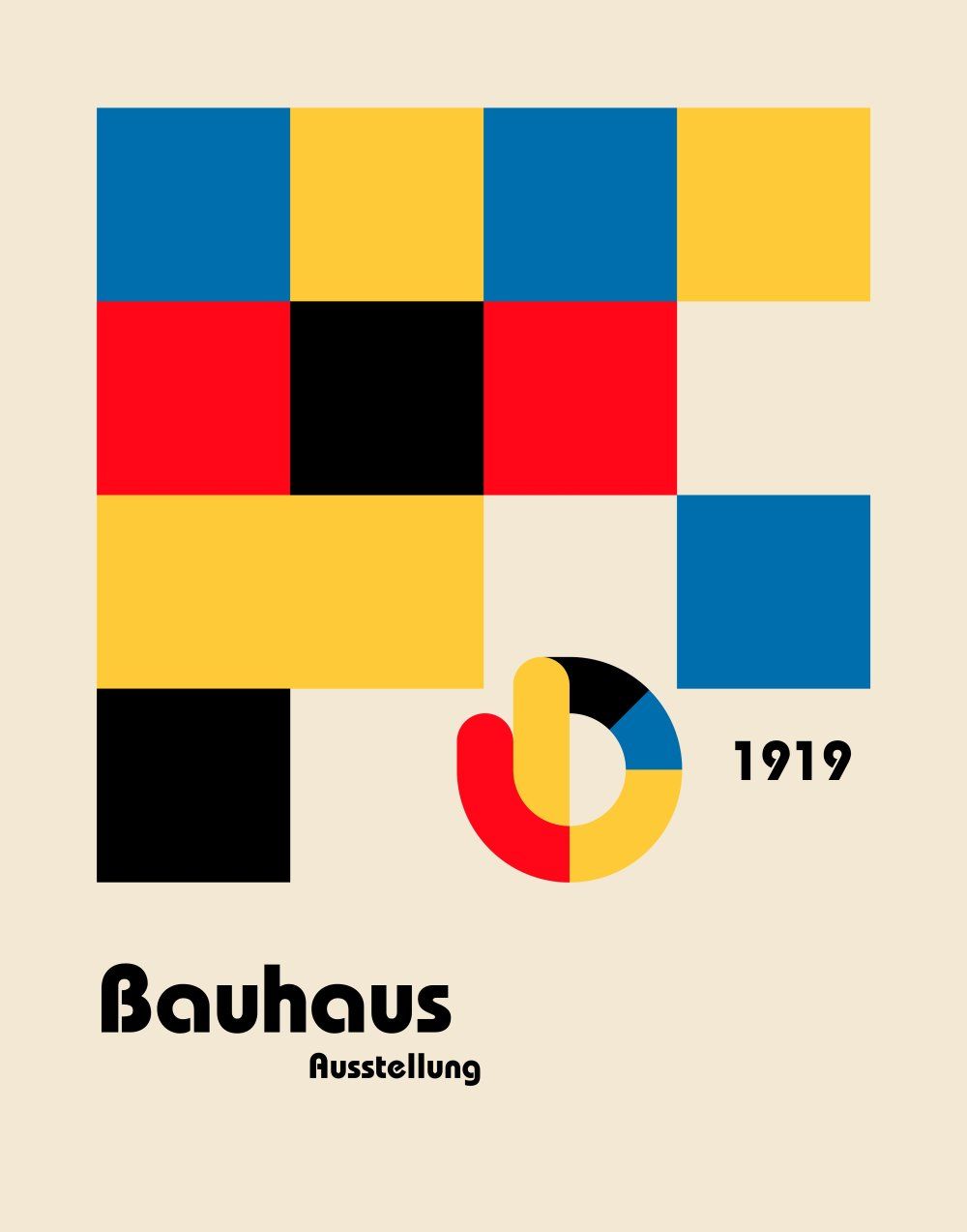 Konten Grafis Bauhaus 1919