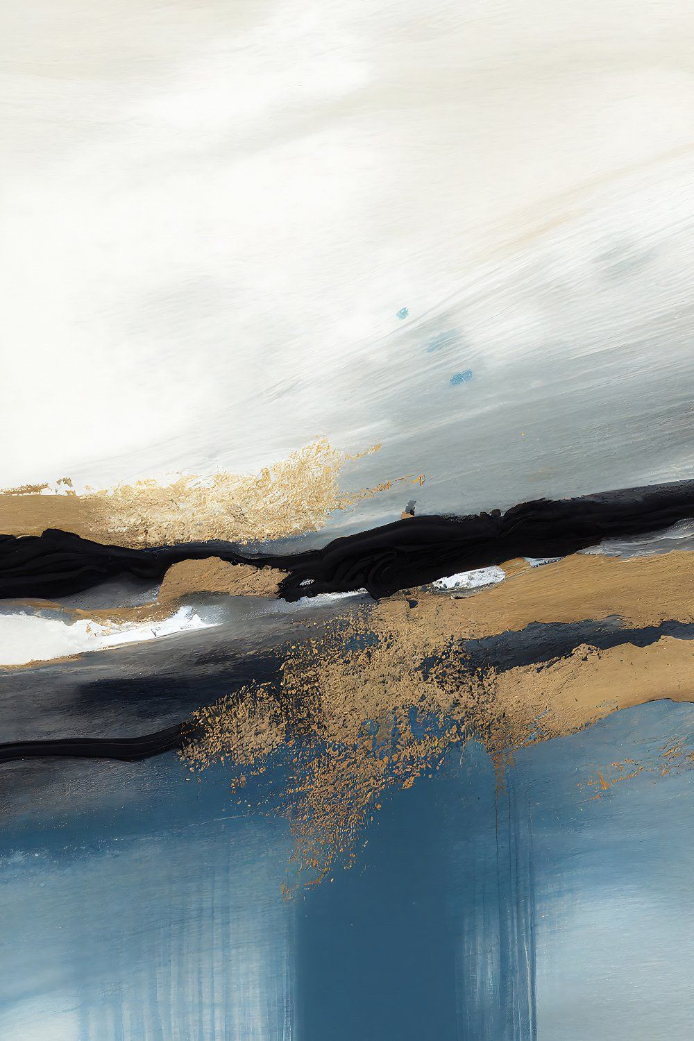 Konten Karya Abstract Modern