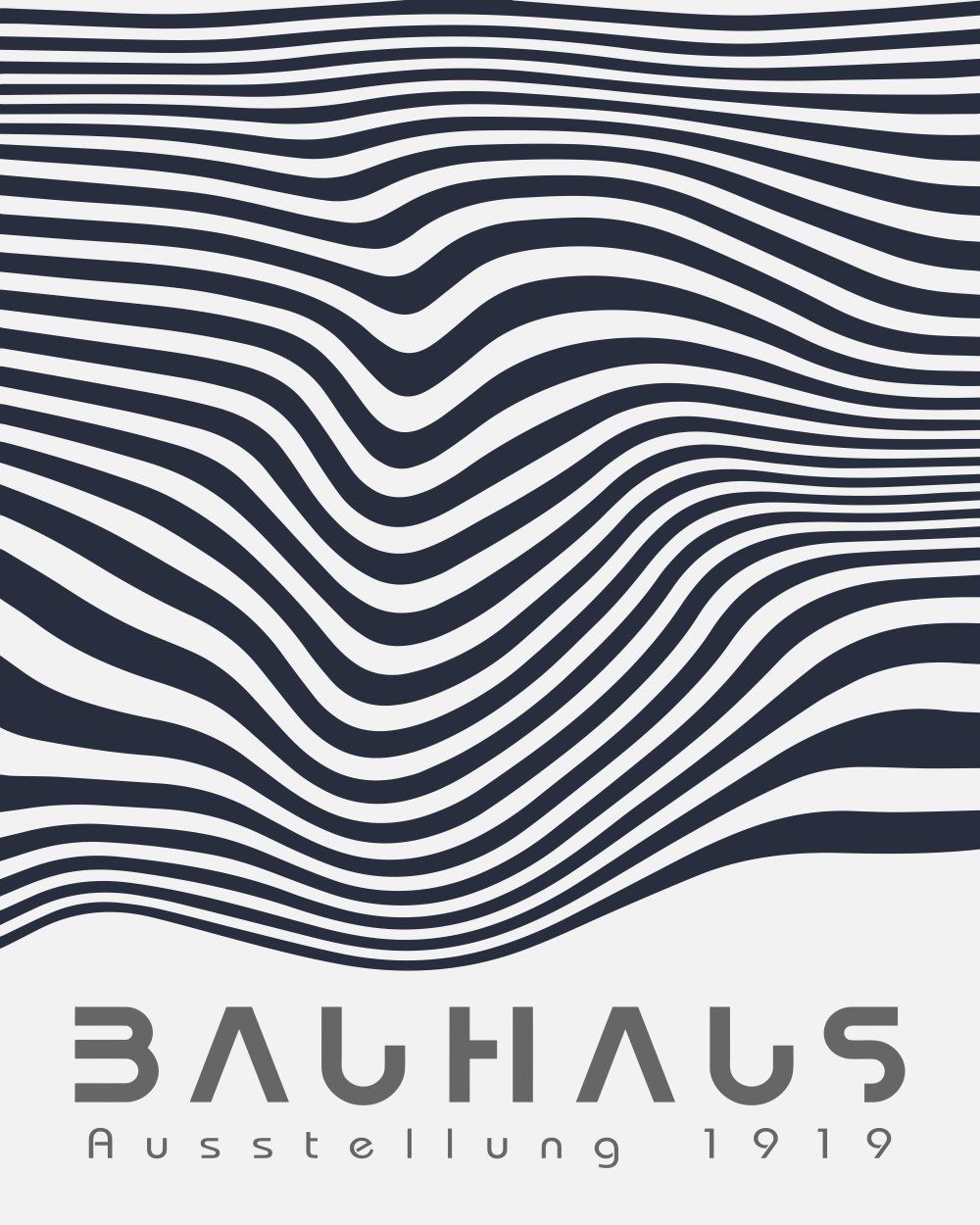 Konten Poster Bauhaus 1919