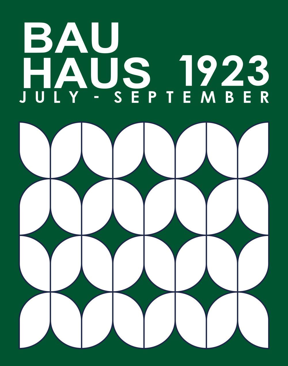 Konten Poster Bauhaus 1923