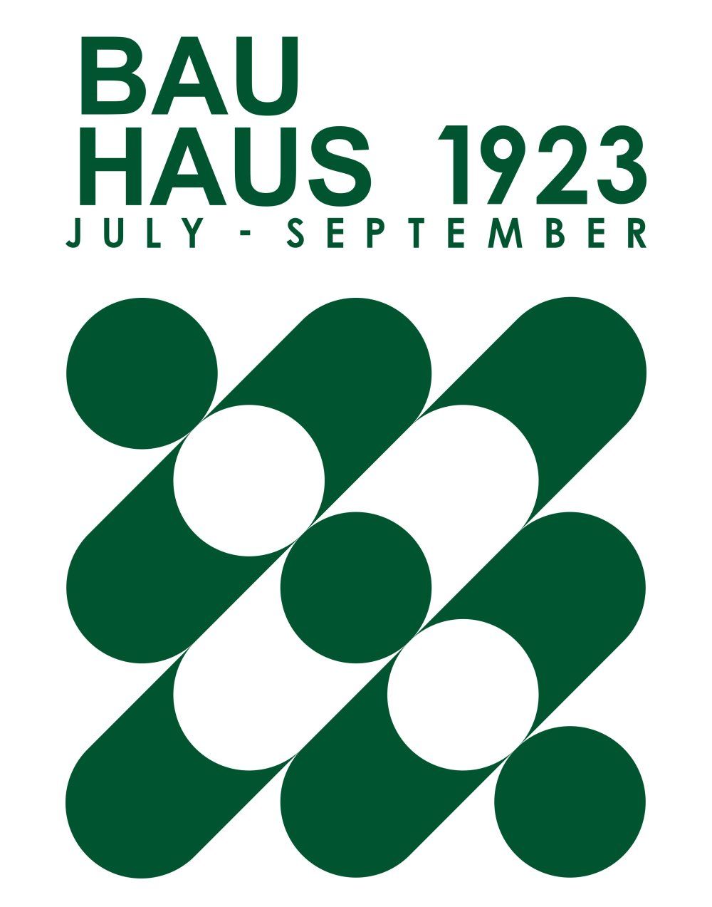 Konten Poster Bauhaus 1923