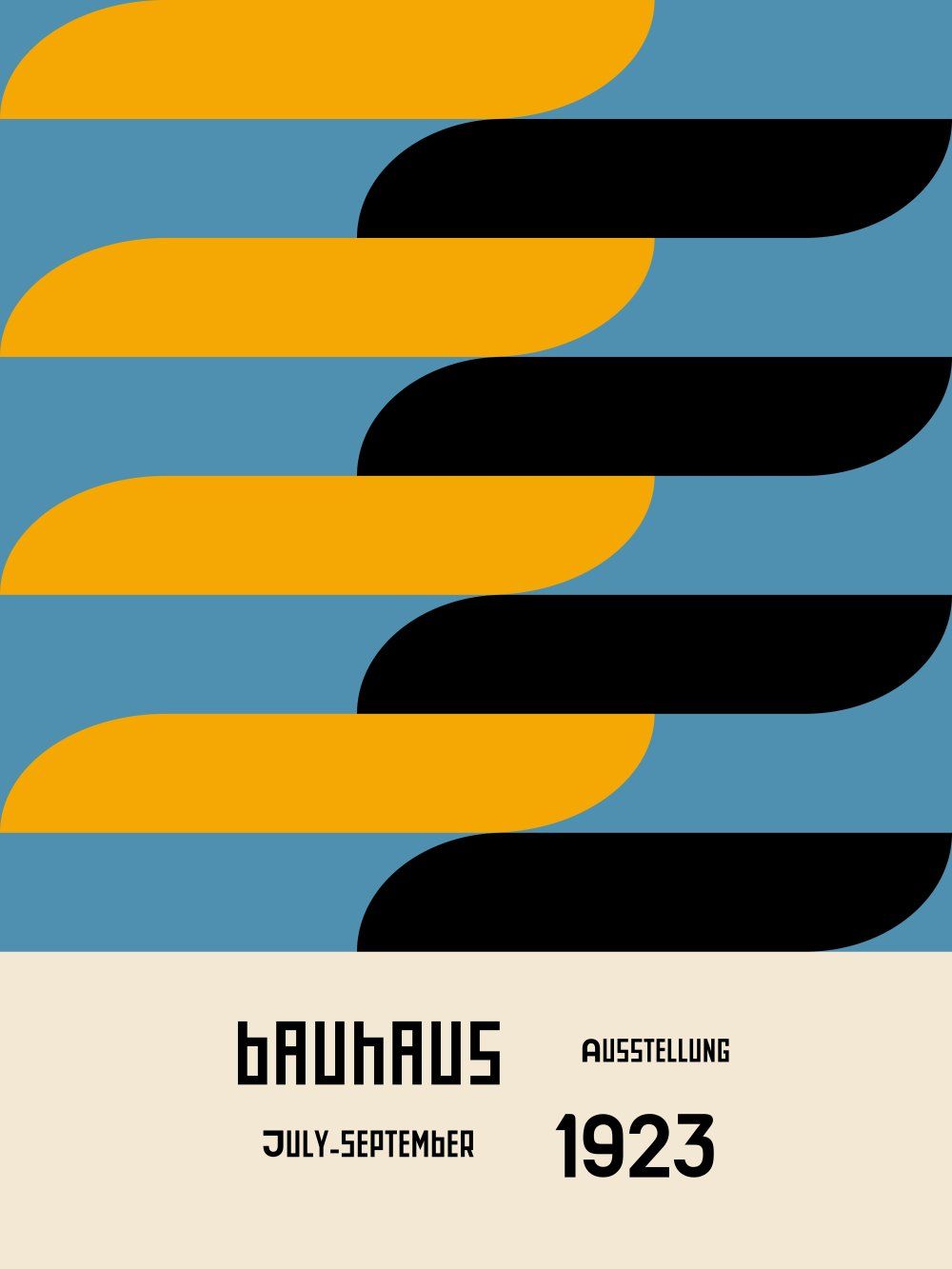 Konten Poster Bauhaus 1923