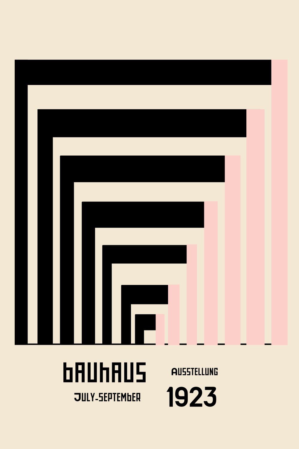 Konten Poster Bauhaus 1923