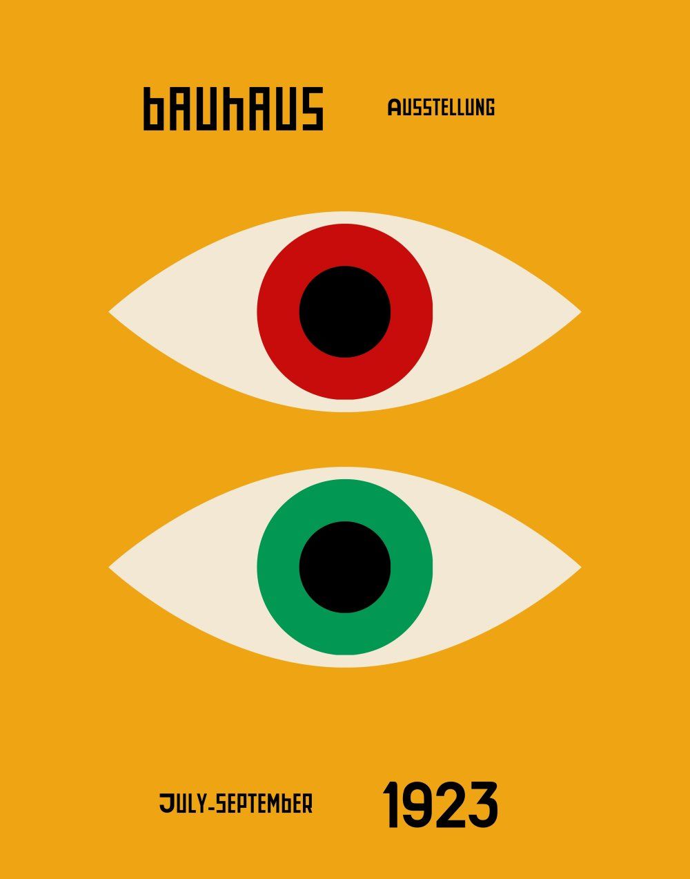Konten Poster Bauhaus 1923