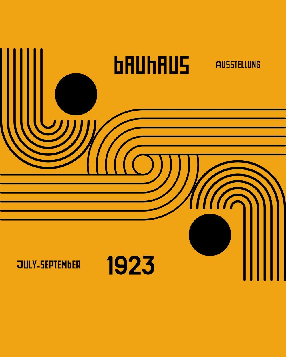 Konten Poster Bauhaus 1923