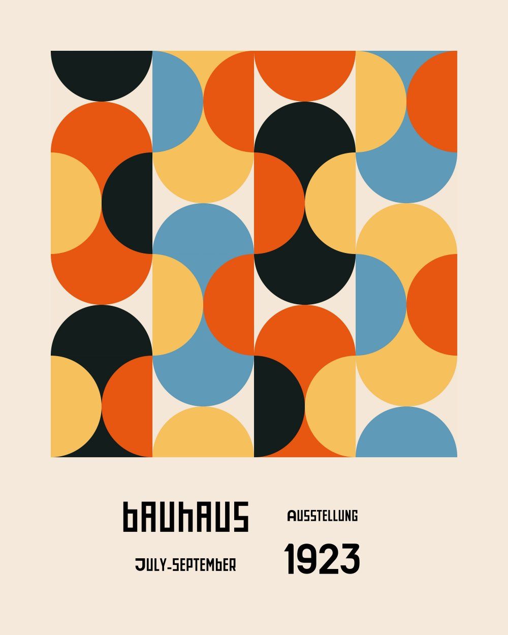 Konten Poster Bauhaus 1923
