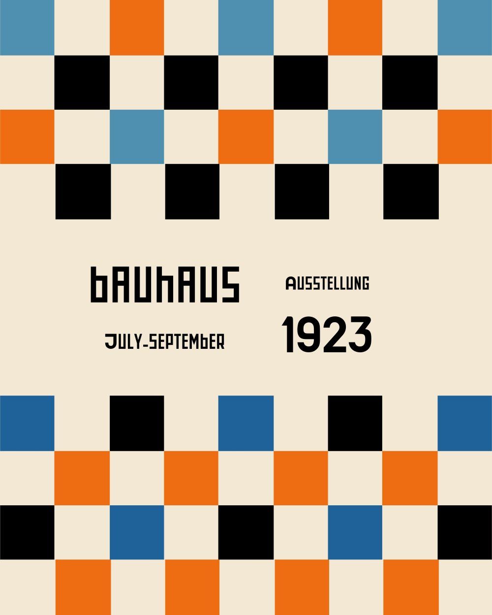 Konten Poster Bauhaus 1923