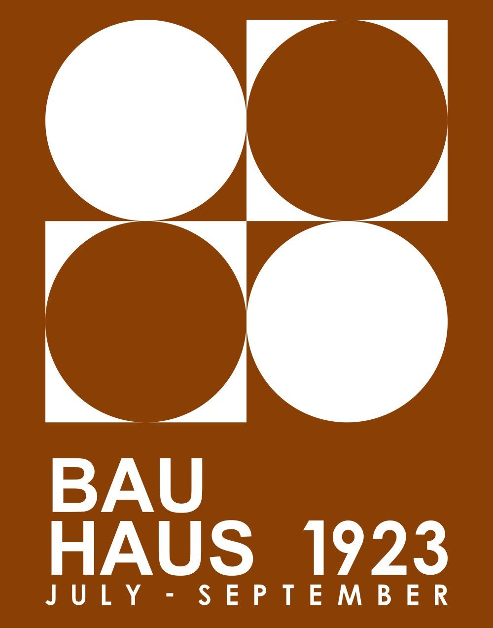Konten Poster Bauhaus 1923