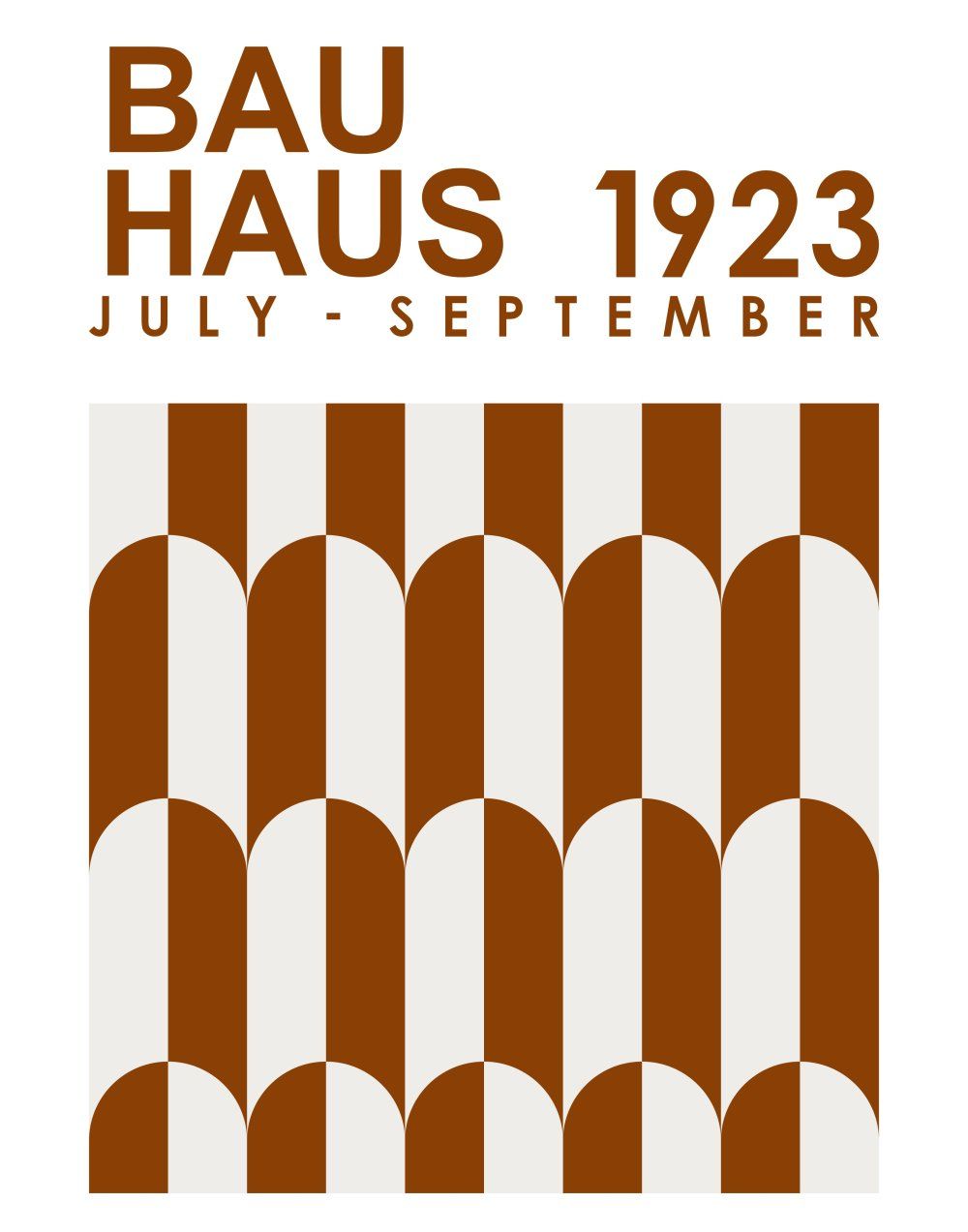 Konten Poster Bauhaus 1923