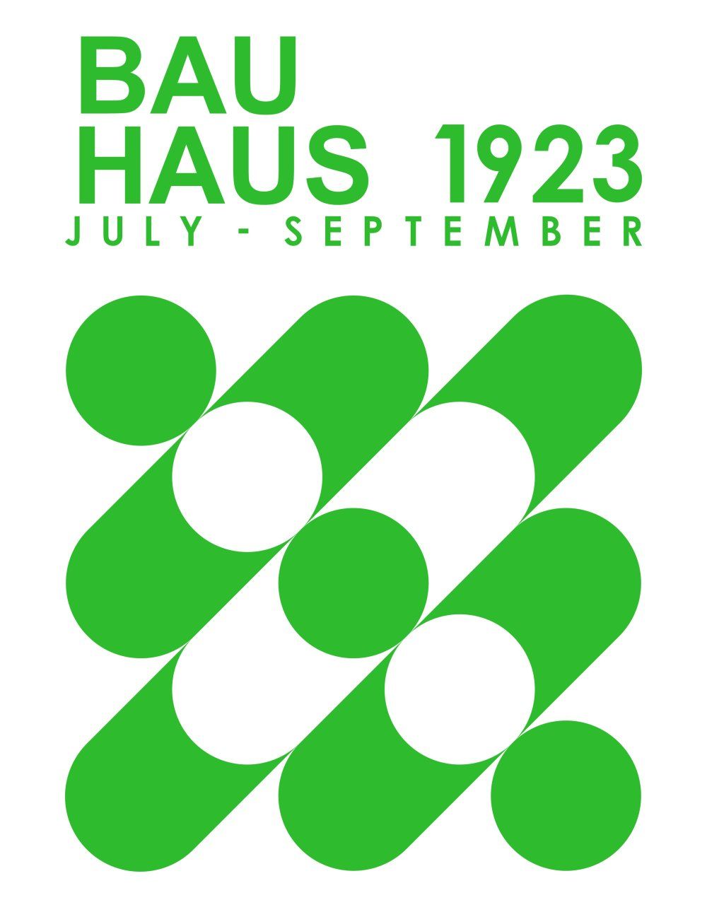 Konten Poster Bauhaus 1923