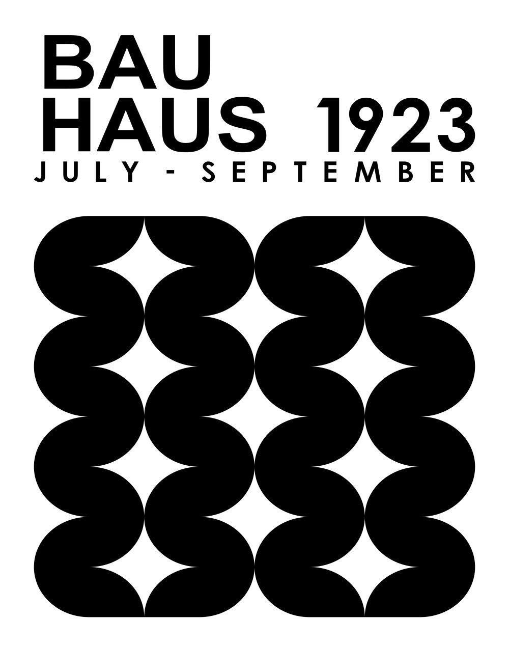Konten Poster Bauhaus 1923