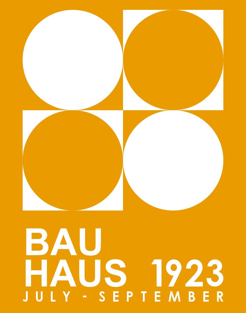 Konten Poster Bauhaus 1923