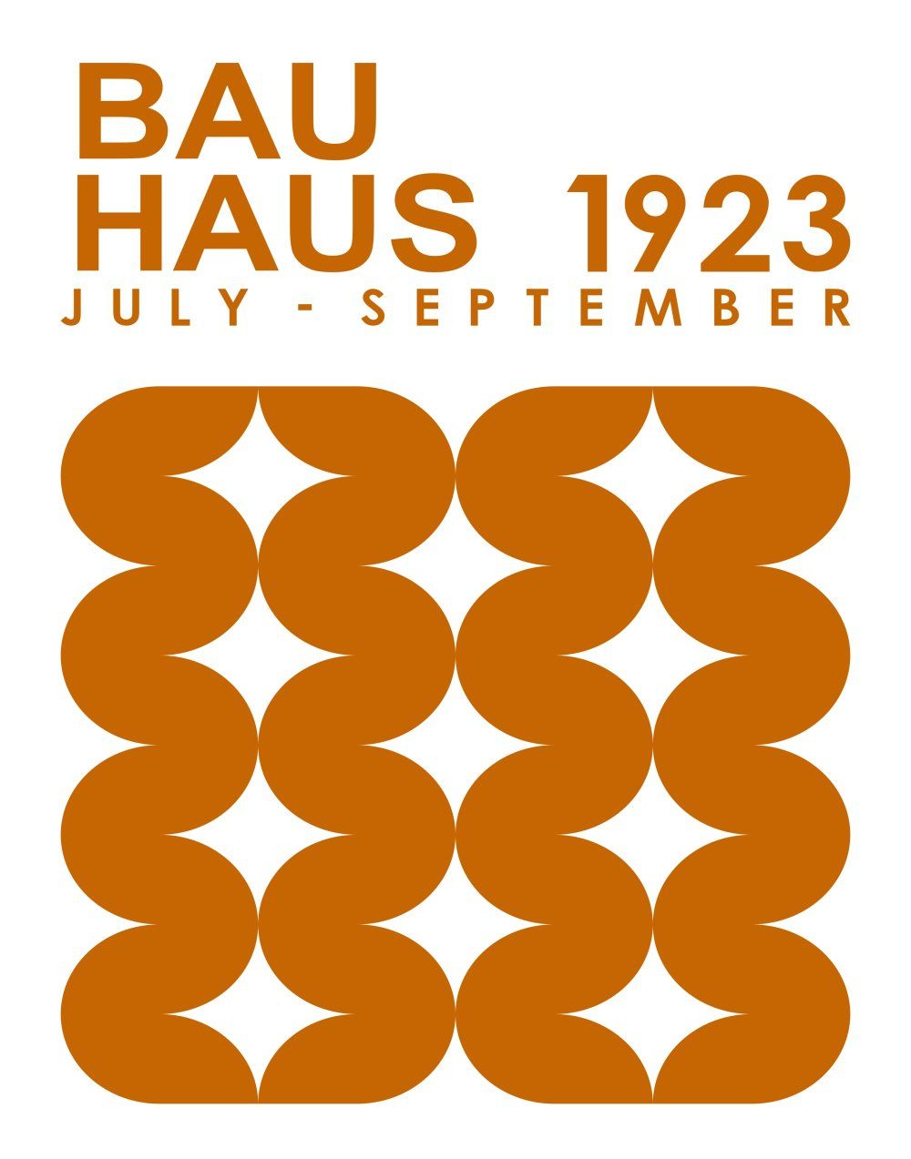 Konten Poster Bauhaus 1923
