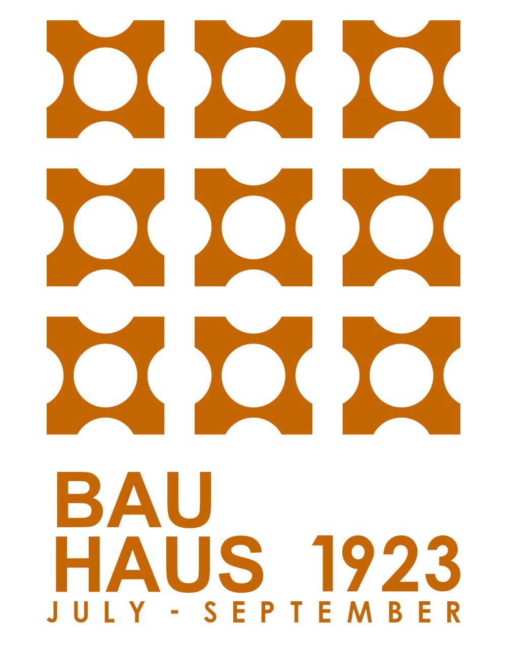 Konten Poster Bauhaus 1923