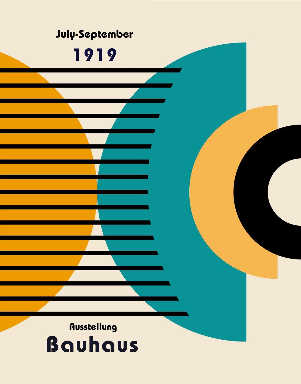Konten Poster Bauhaus 1980S