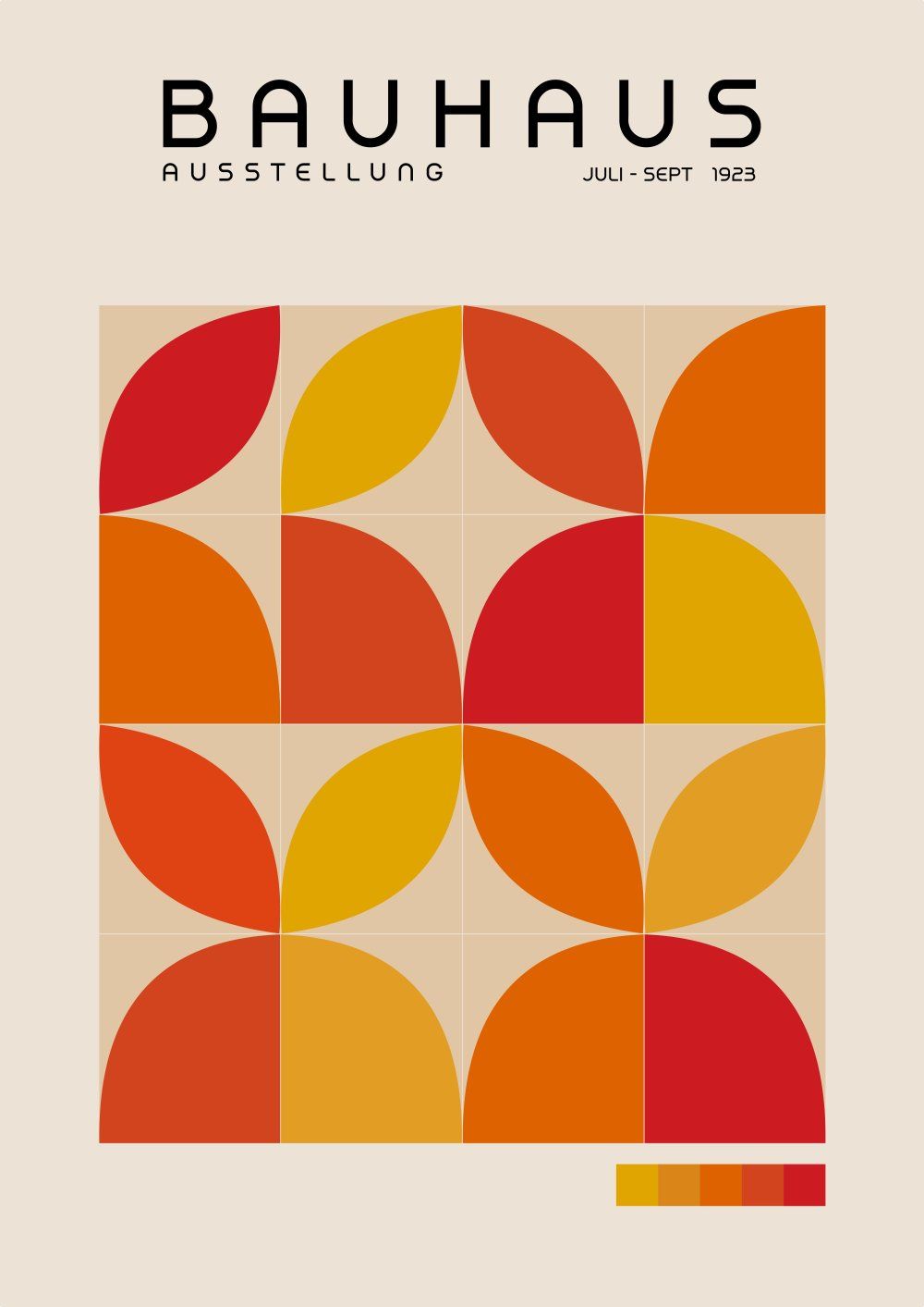 Konten Poster Bauhaus A1