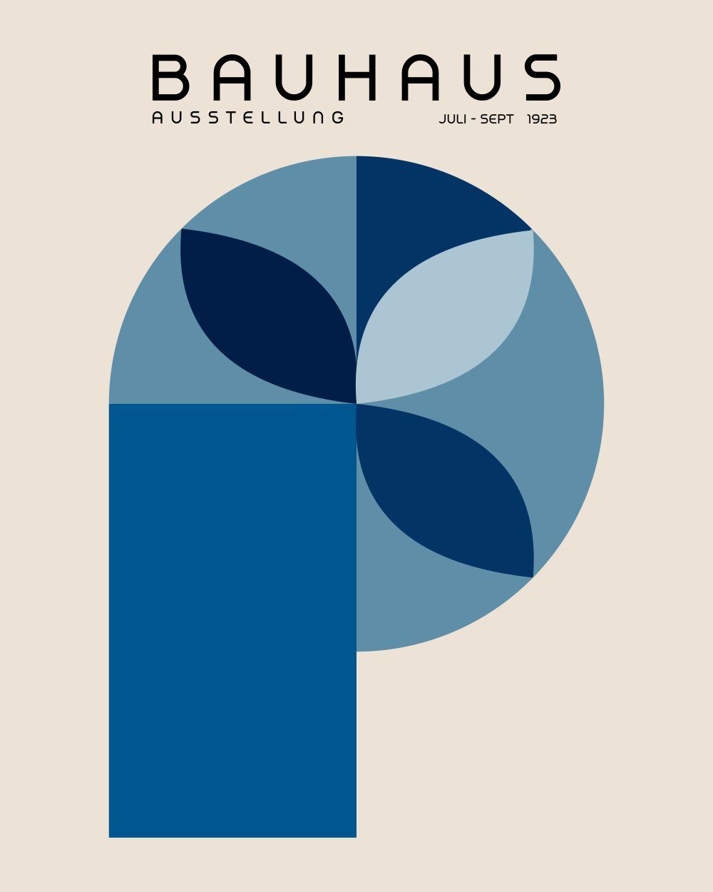 Konten Poster Bauhaus Austeiling