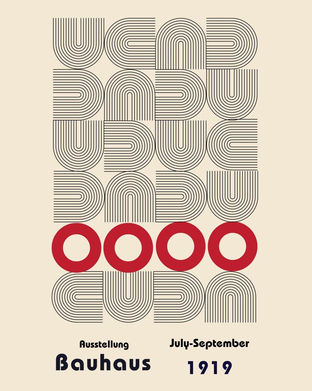Konten Poster Bauhaus Collection