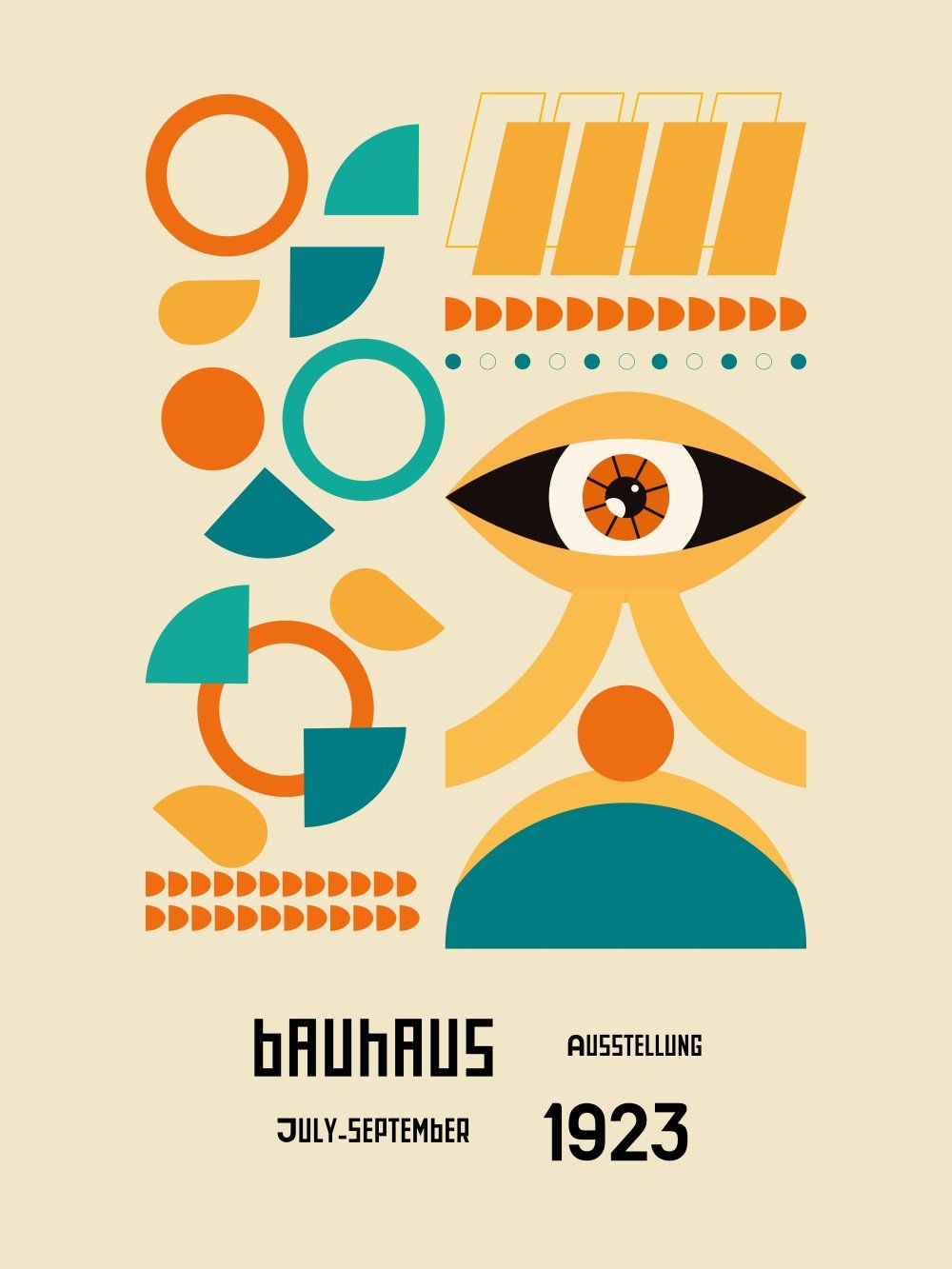 Konten Poster Bauhaus Collection Rasio 3 4