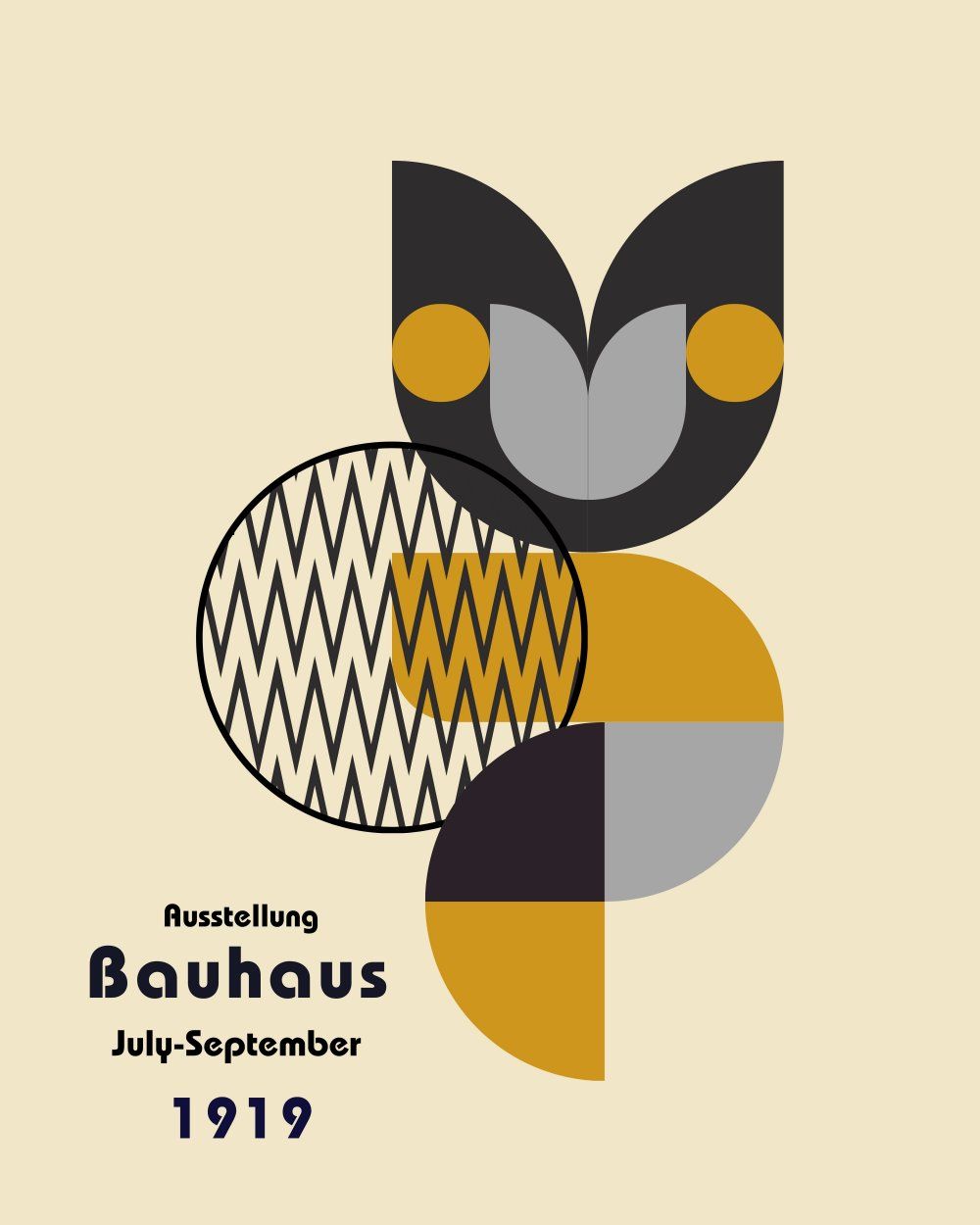 Konten Poster Bauhaus Collection Rasio 4 5