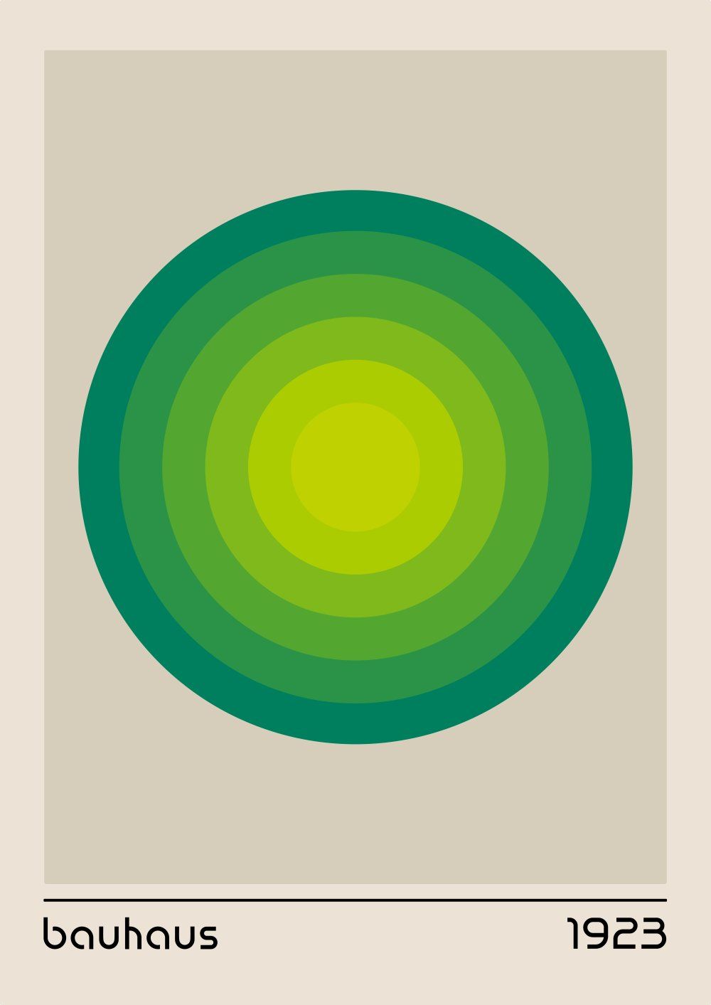 Konten Poster Bauhaus Minimalis