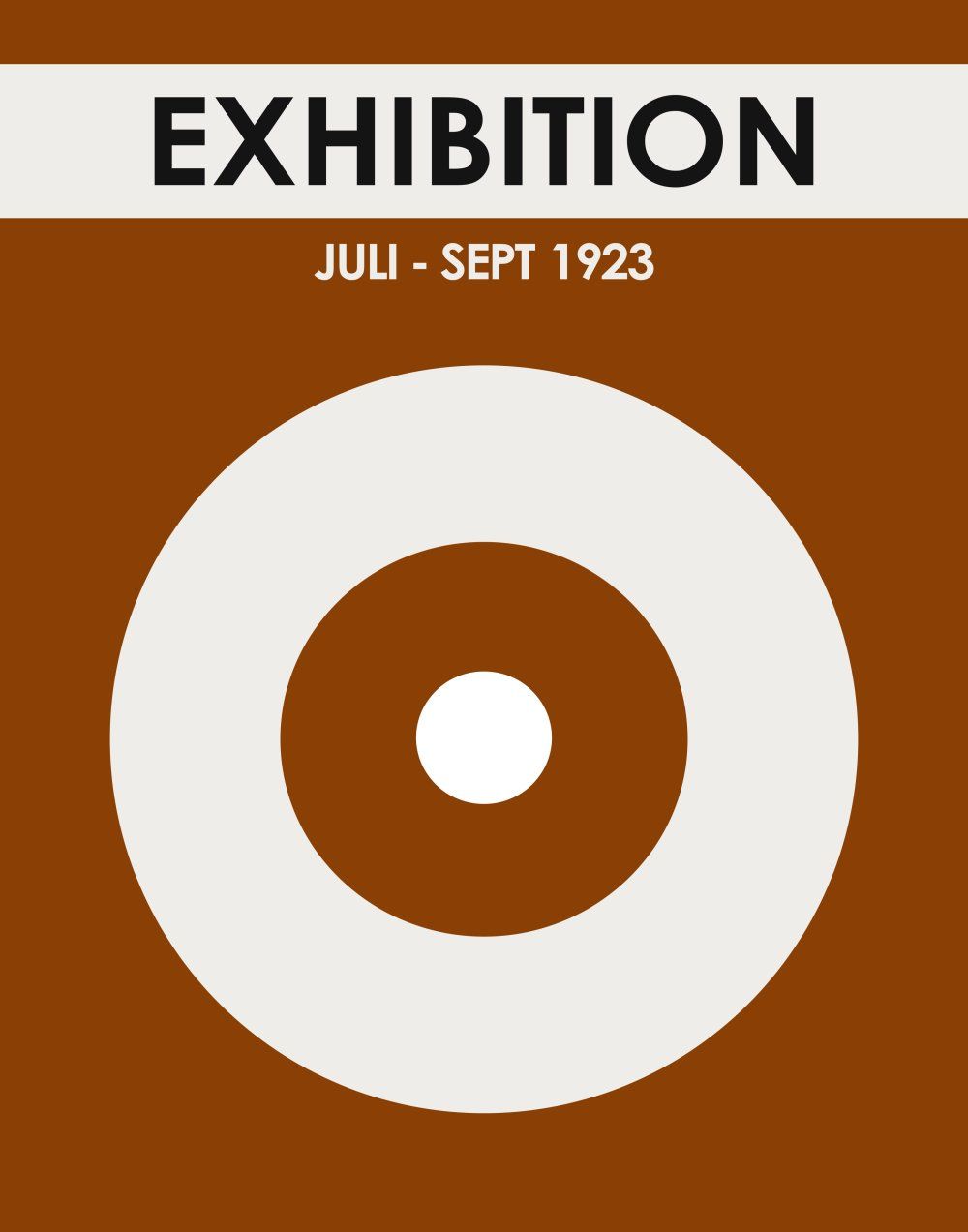 Konten Poster Eksposis Bauhaus