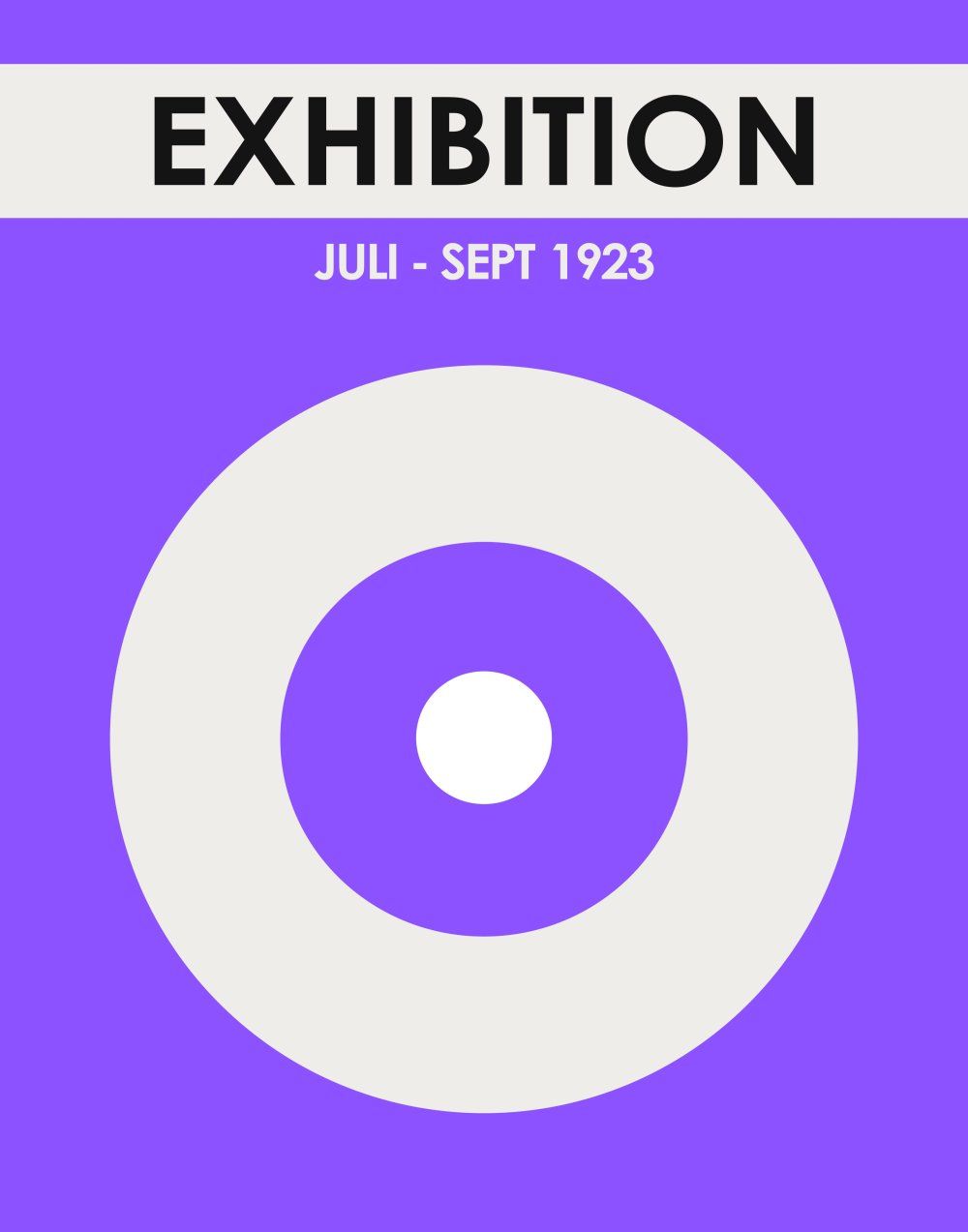 Konten Poster Eksposis Bauhaus