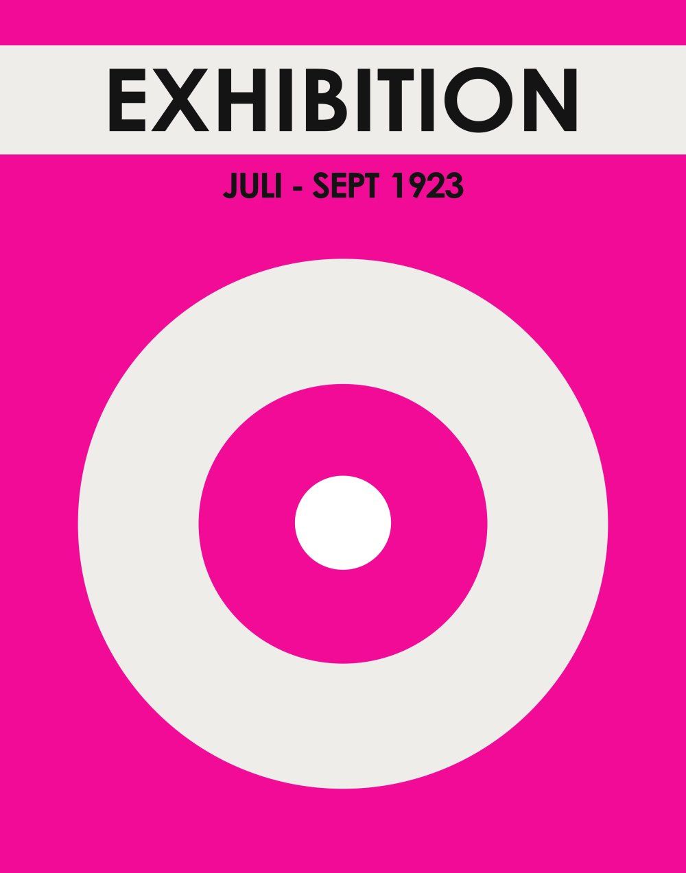 Konten Poster Exhbition Bauhaus Collection