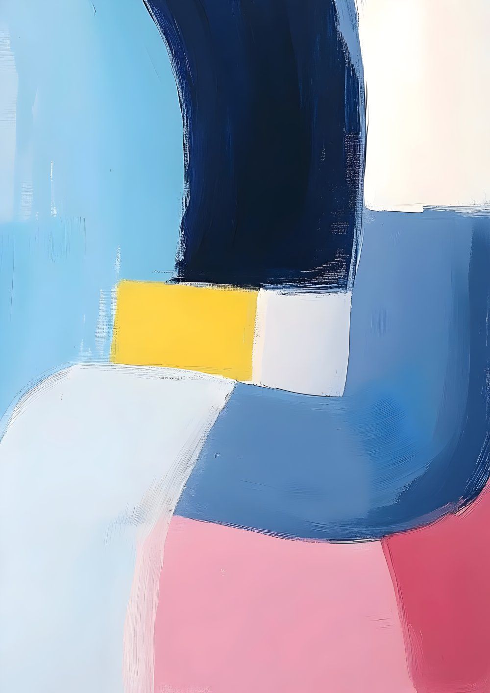 Konten Abstract Blue With Swirls