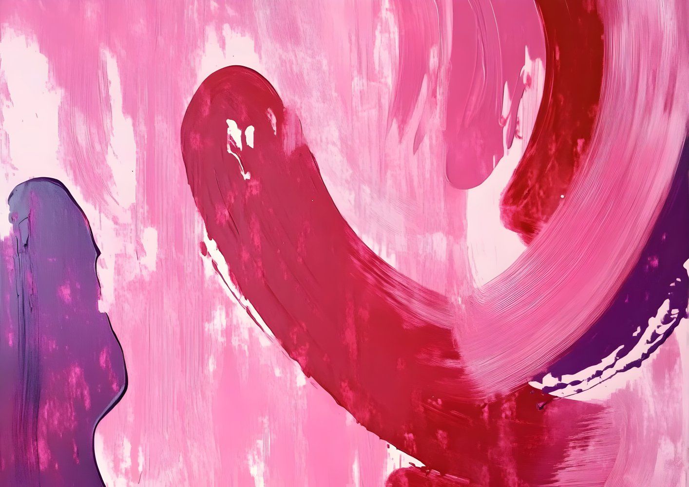 Konten Abstract Pink And Purple Line
