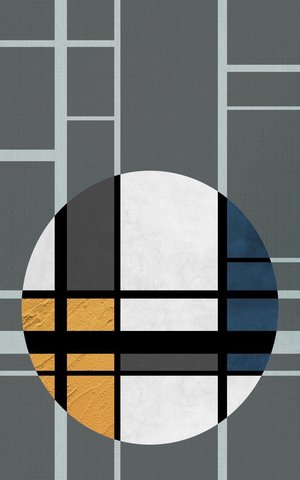 Konten Lingkaran dengan Grid