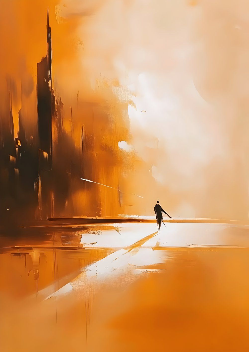 Konten Lingkaran Warna Orange