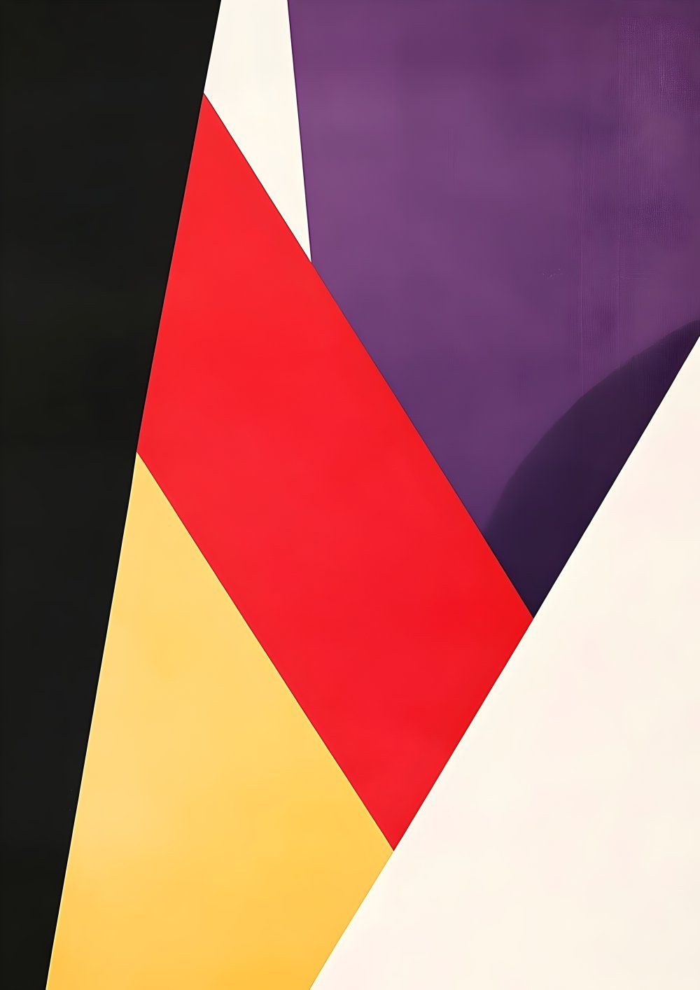 Konten Pola Geometris Warna Hitam Putih dan Oranye