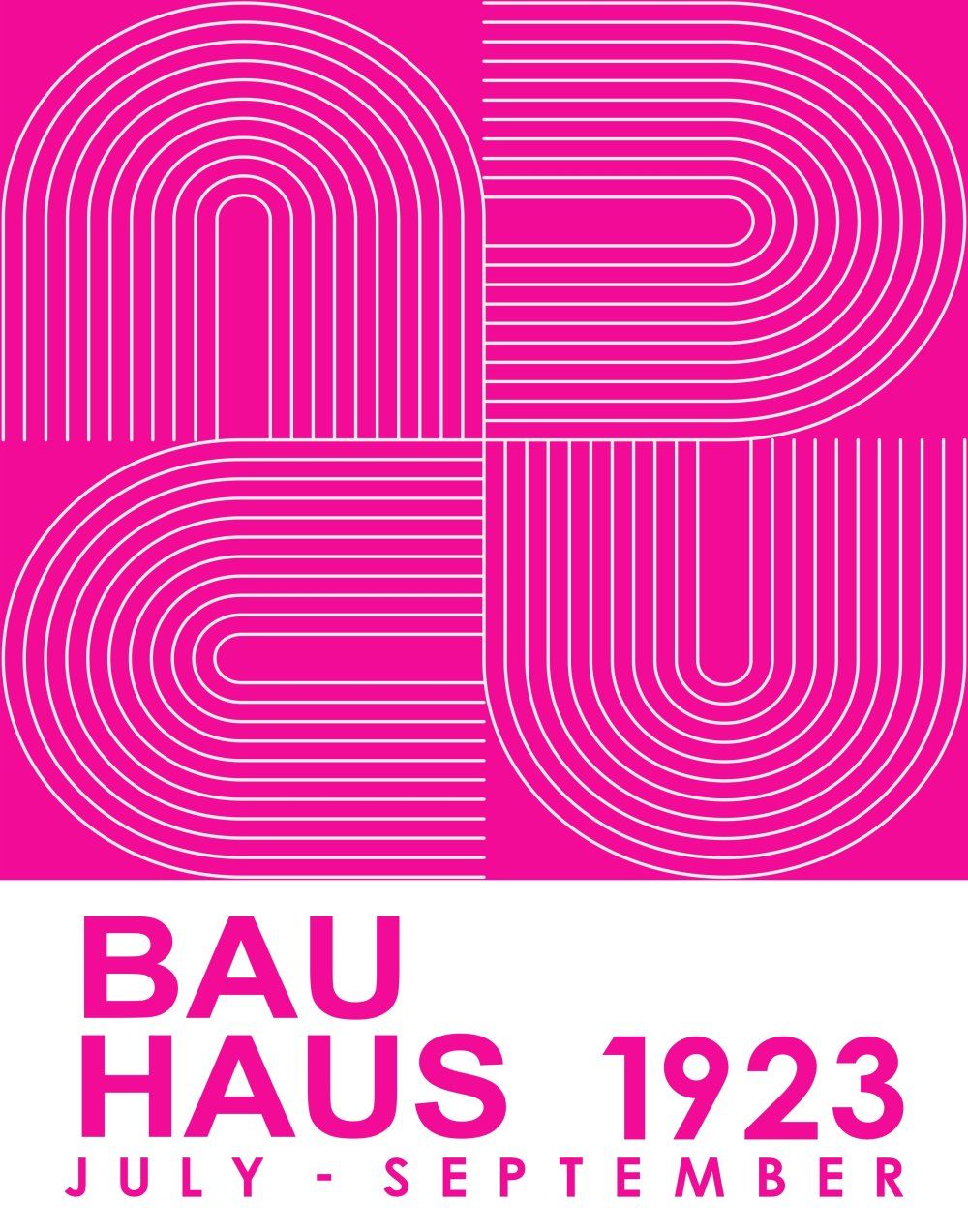 Konten Poster Bauhaus 1923 - 1933