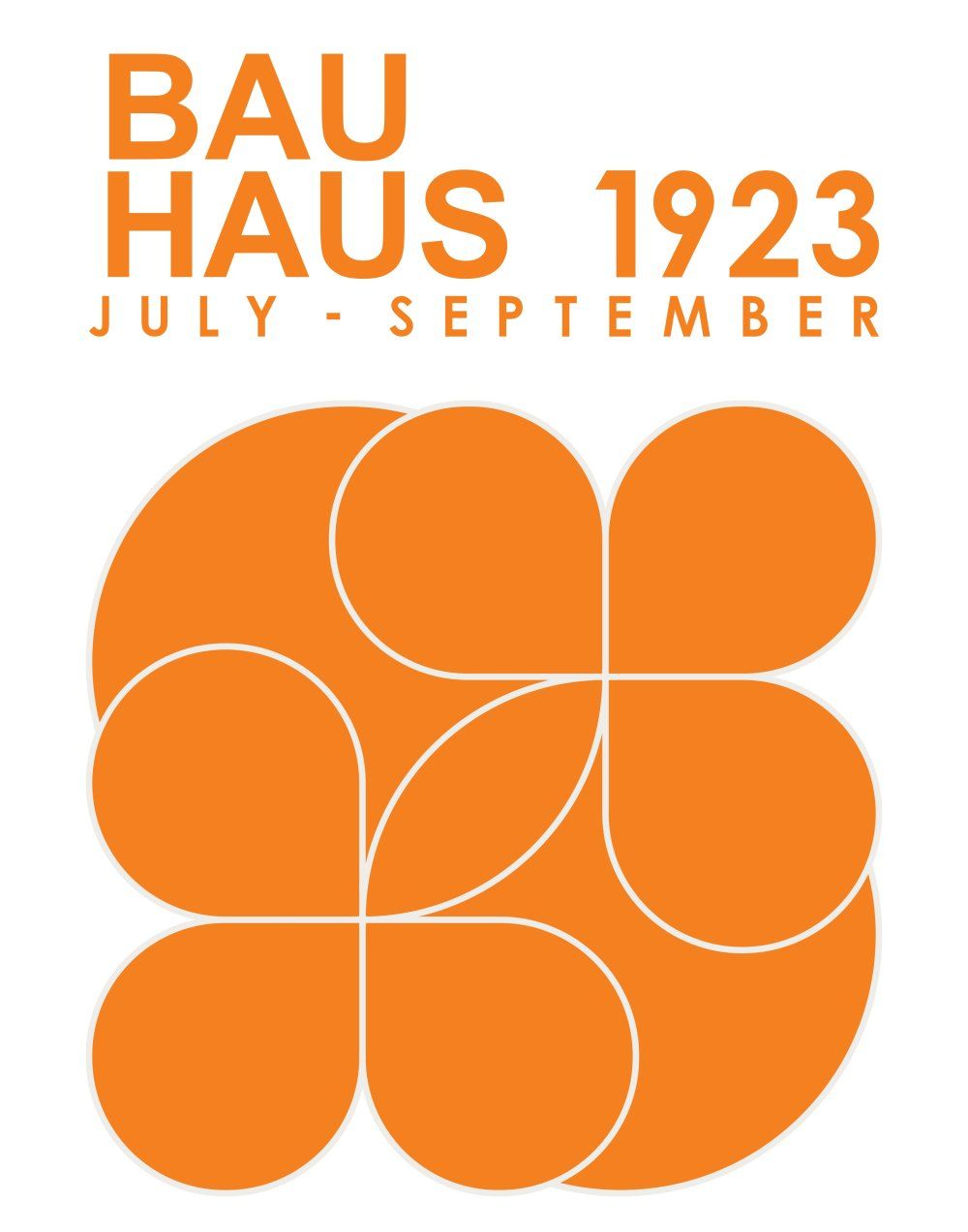 Konten Poster Bauhaus 1923