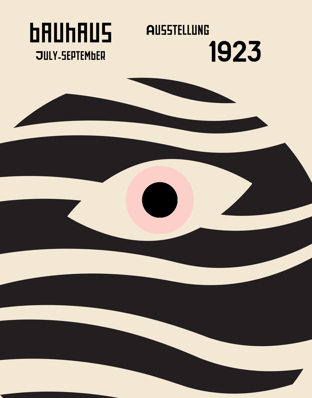 Konten Poster Bauhaus 1923