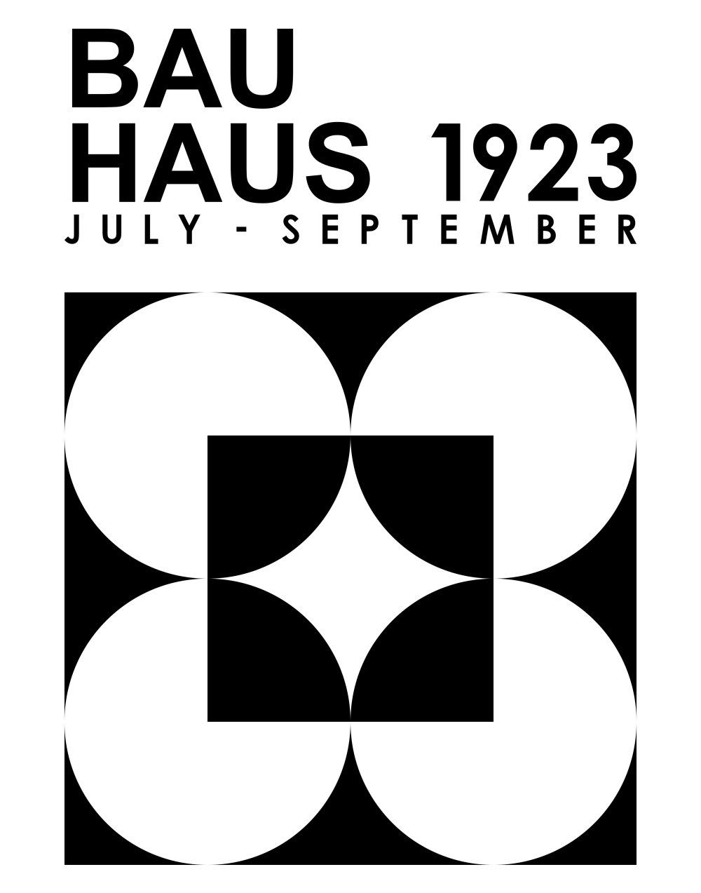 Konten Poster Bauhaus 1923