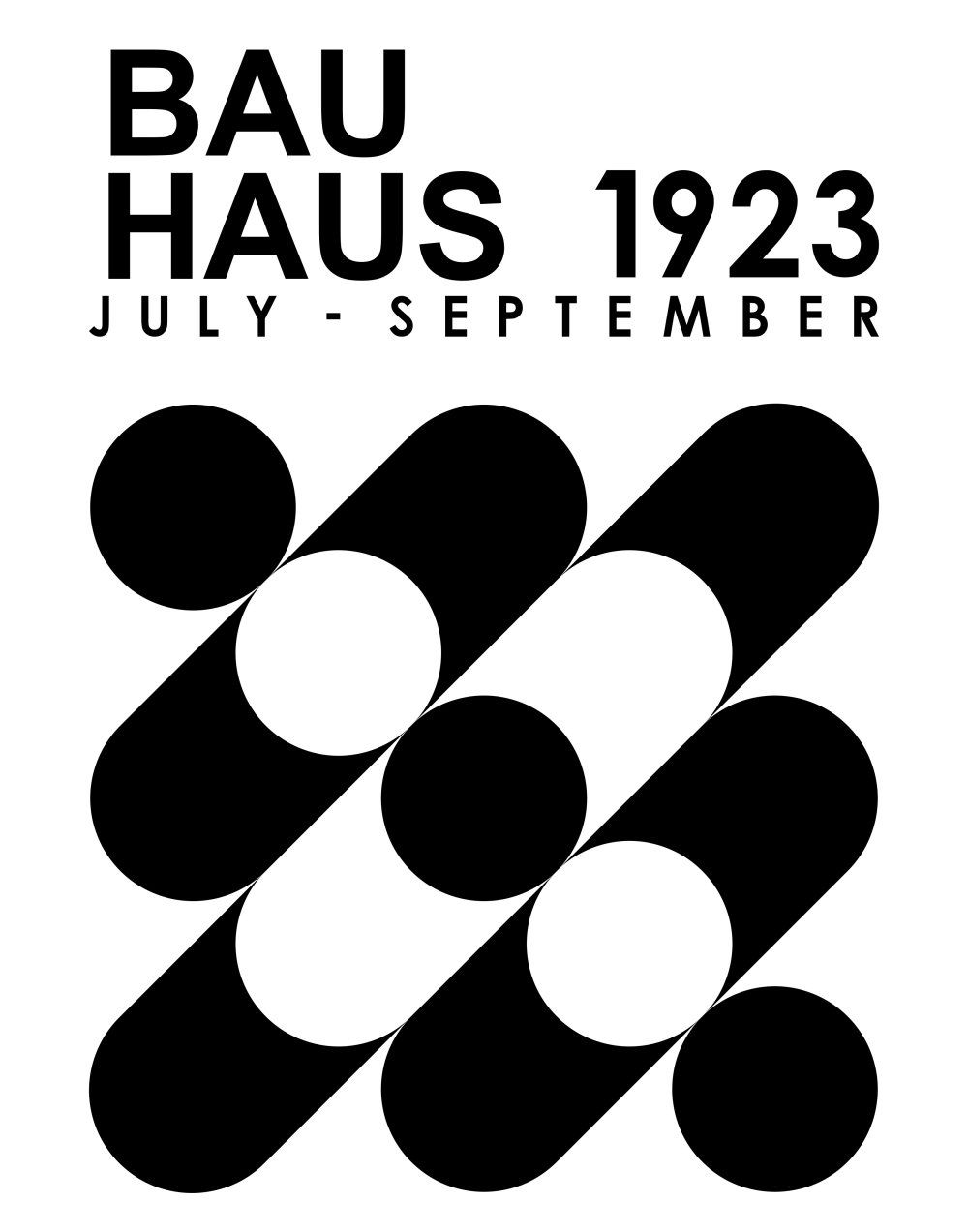 Konten Poster Bauhaus 1923