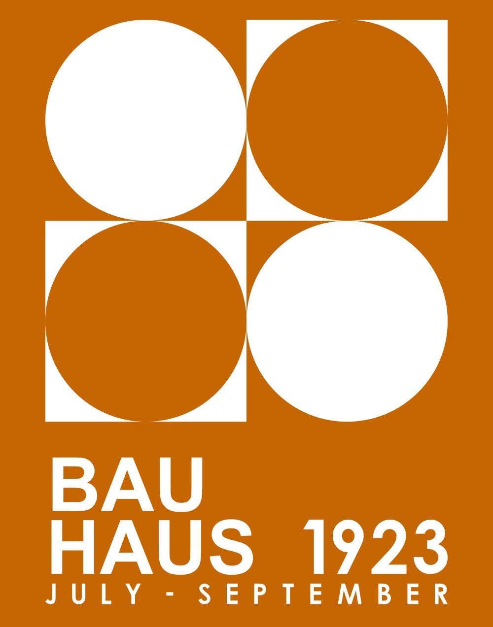 Konten Poster Bauhaus 1923