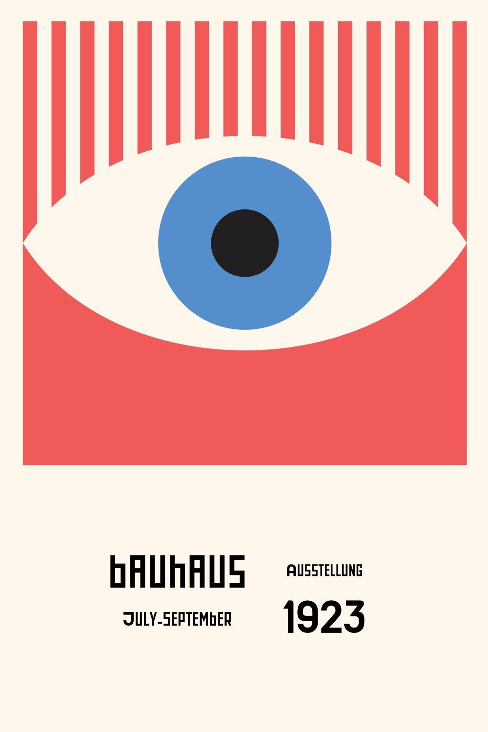 Konten Poster Bauhaus 1932