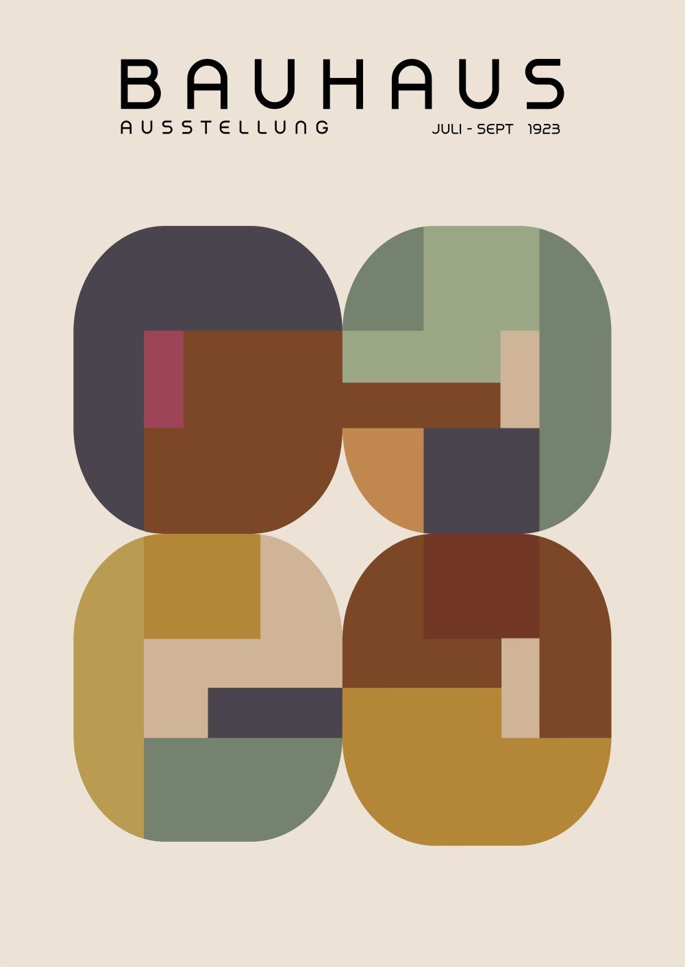 Konten Poster Bauhaus A1