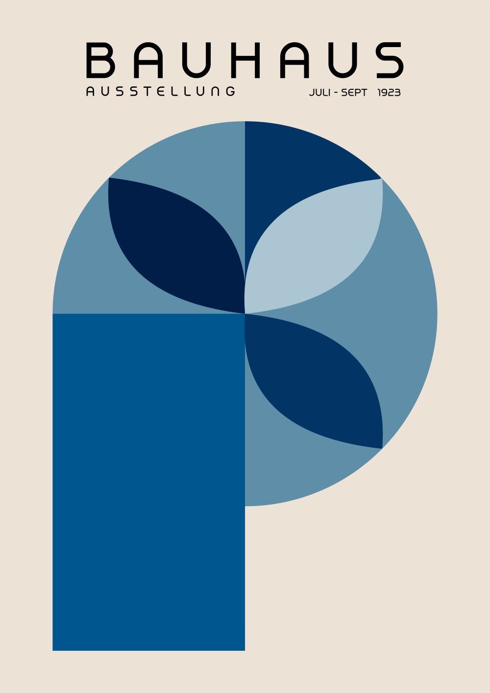 Konten Poster Bauhaus Abstellen