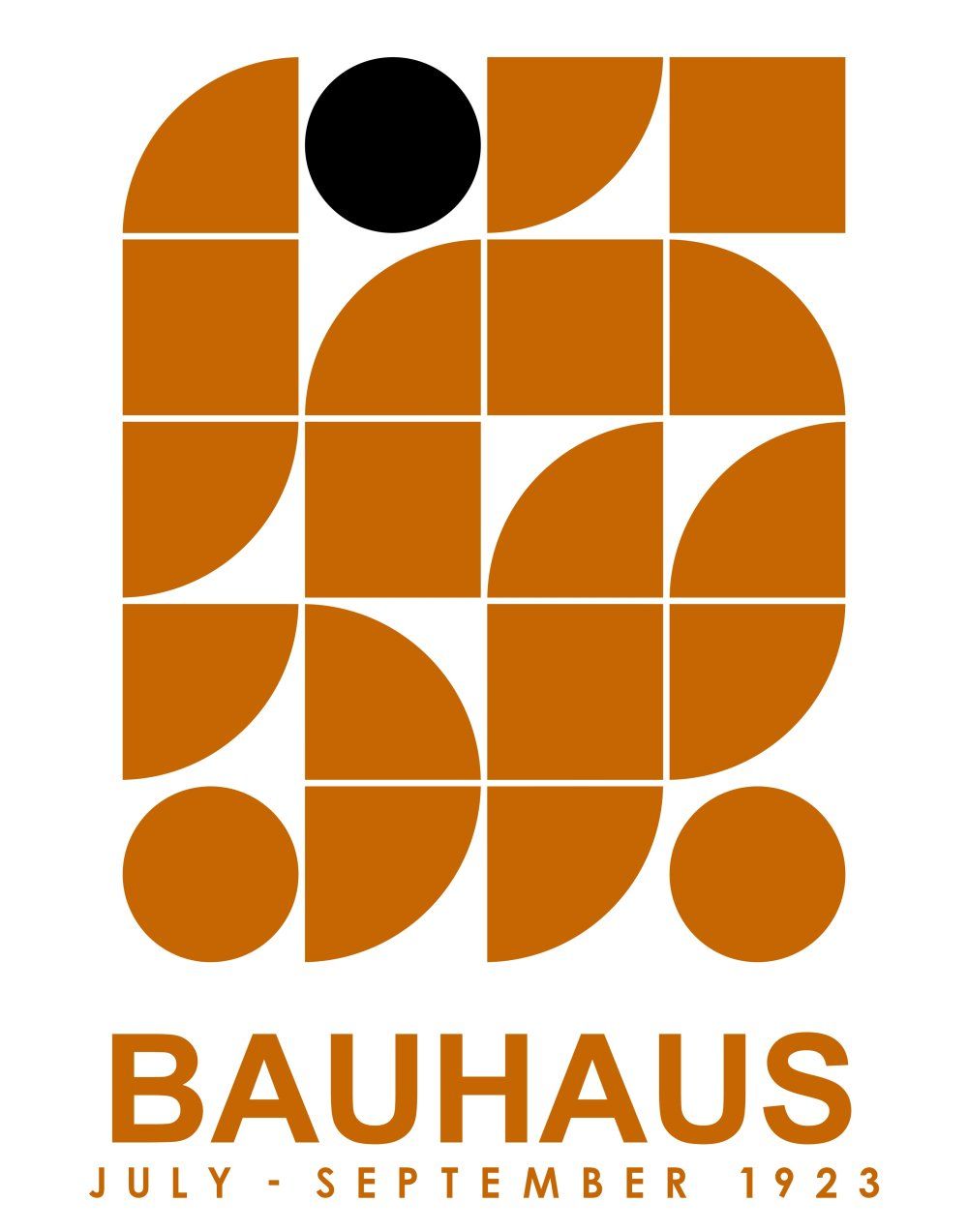 Konten Poster Bauhaus Art Exhibition