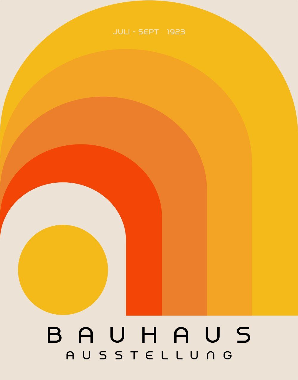 Konten Poster Bauhaus Austria 1938