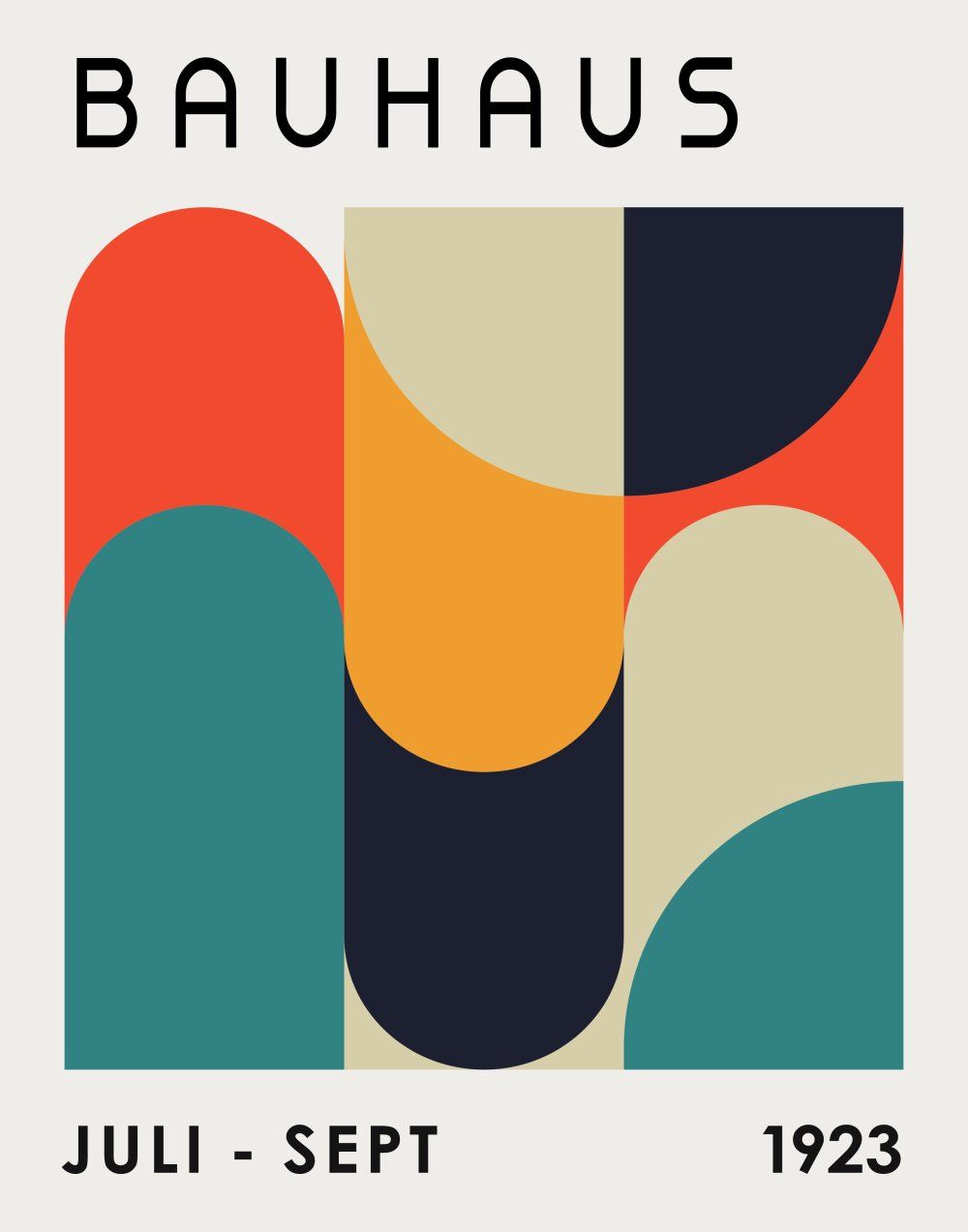 Konten Poster Bauhaus Collection