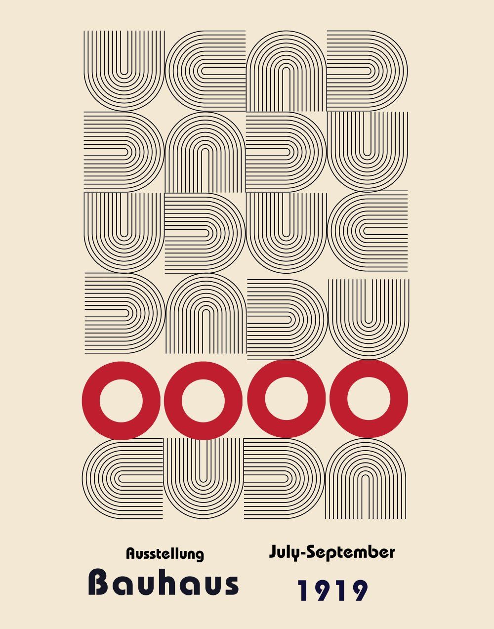 Konten Poster Bauhaus Collection