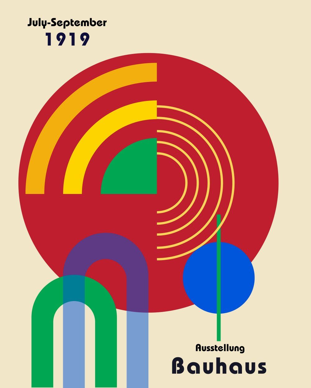 Konten Poster Bauhaus Collection