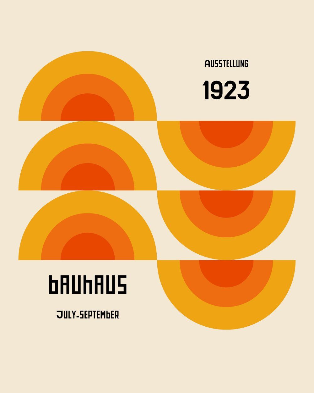 Konten Poster Bauhaus Collection