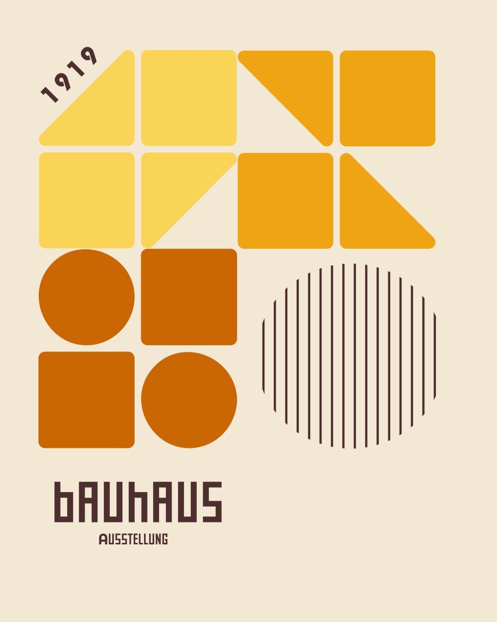 Konten Poster Bauhaus Collection