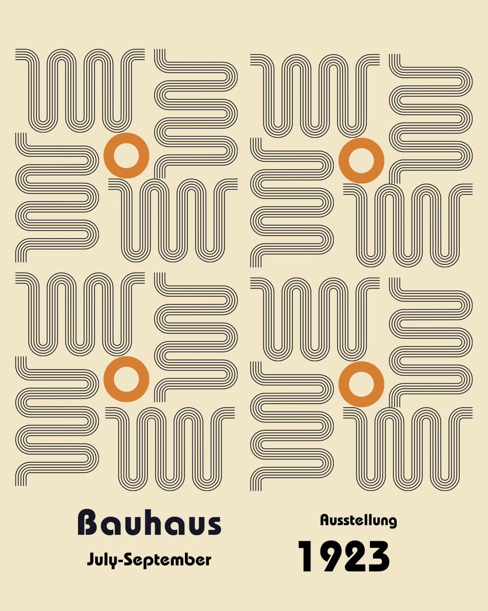 Konten Poster Bauhaus Collection